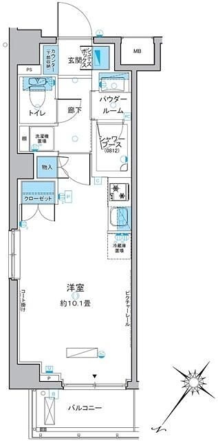 ルフォンプログレ中野富士見町 401号室 間取り