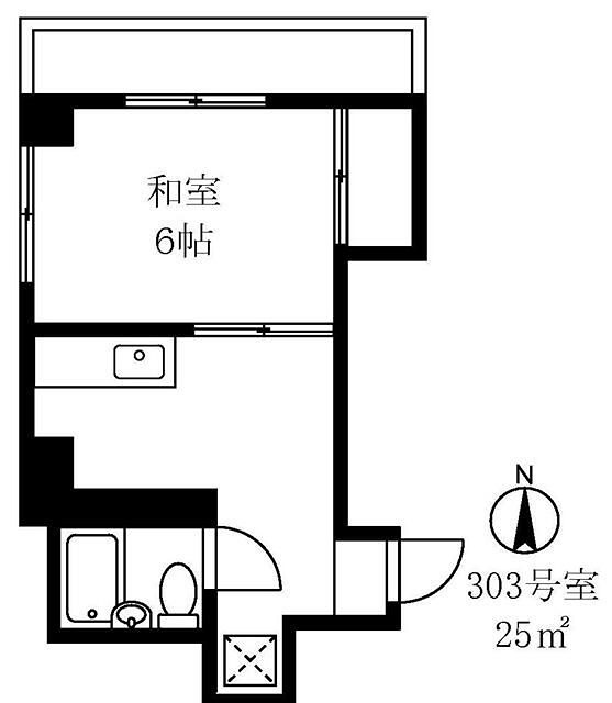 メゾン呉羽 303号室 間取り