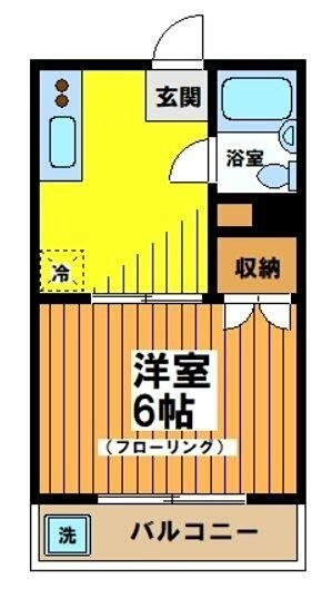 宮沢ハイツ 203号室 間取り