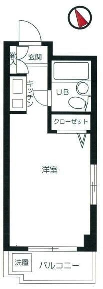 マック千歳烏山コート 510号室 間取り