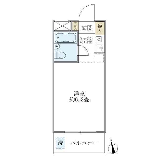 ニューハイム早稲田 305号室 間取り