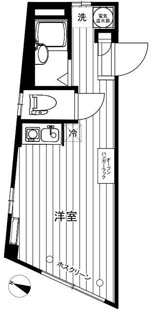ｉＯＮ下北沢 101号室 間取り