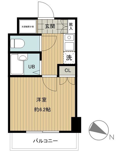 エクセリア上野毛 204号室 間取り