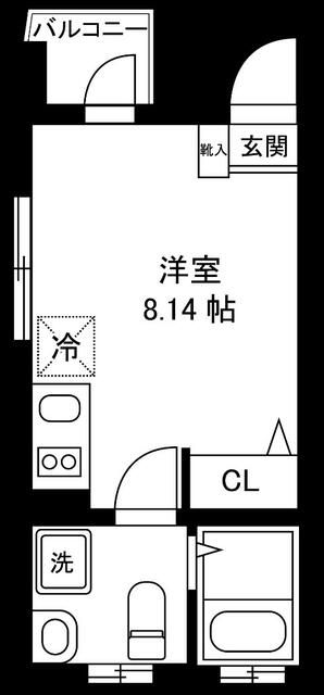 グランエッグス中野 202号室 間取り