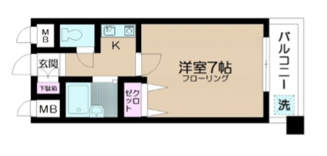 ヴェネトＫＡＪＩＭＡ 302号室 間取り