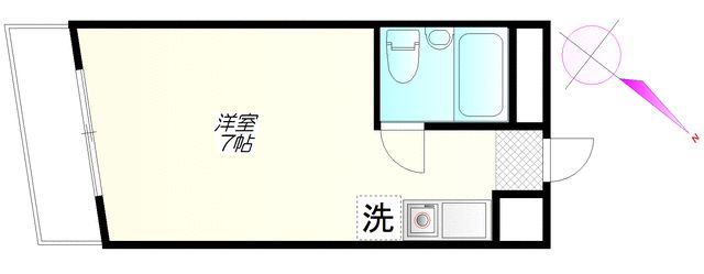 アクチュエールホシノ 303号室 間取り