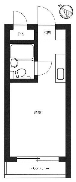 ユースフル笹塚Ⅱ 202号室 間取り