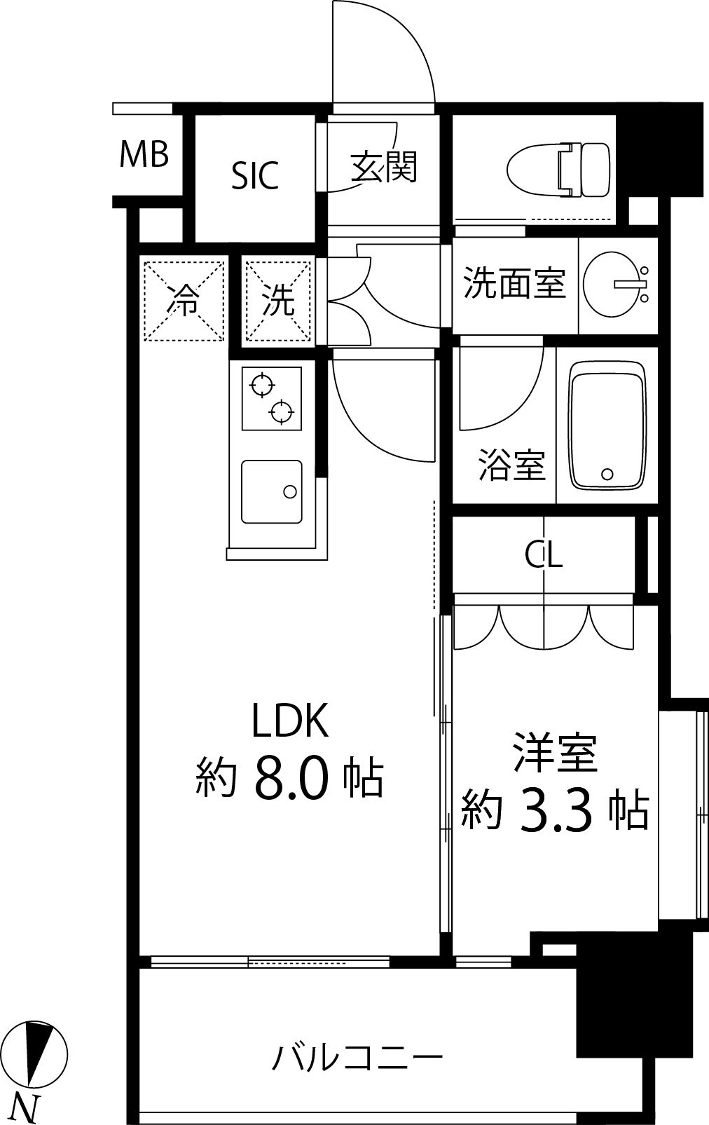 リリエンベルグ目白壱番館 705号室 間取り