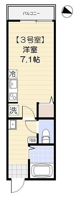 石神井台ガーデンテラス 203号室 間取り