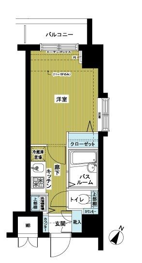 フェニックス初台弐番館 905号室 間取り