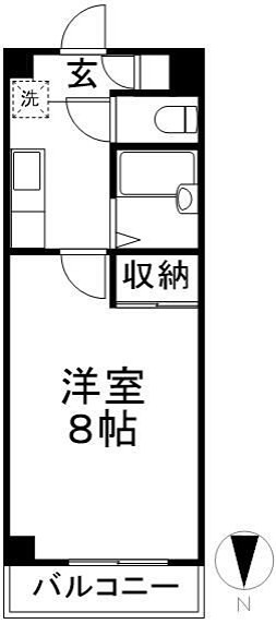 高円寺スルーエ 302号室 間取り
