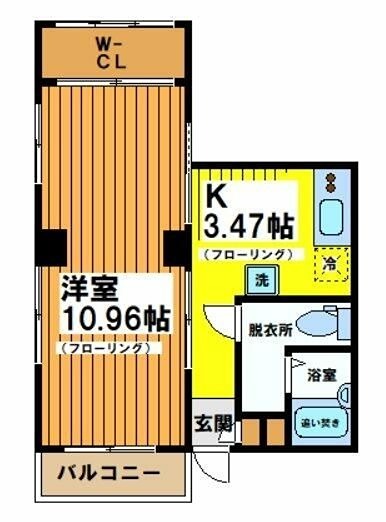 大和屋ビル 402号室 間取り