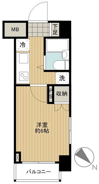 ルーブル千歳船橋 212号室 間取り