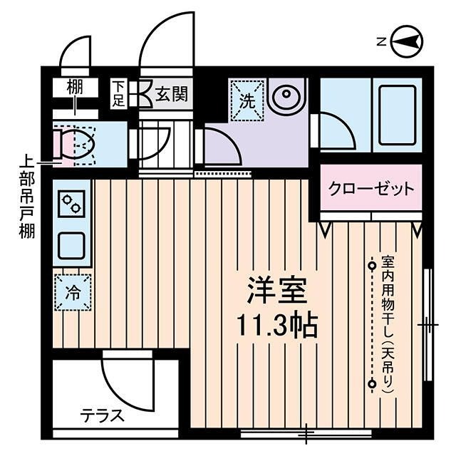サン・ルミエール 101号室 間取り