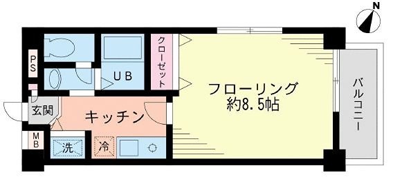 フォーユー北大塚 303号室 間取り