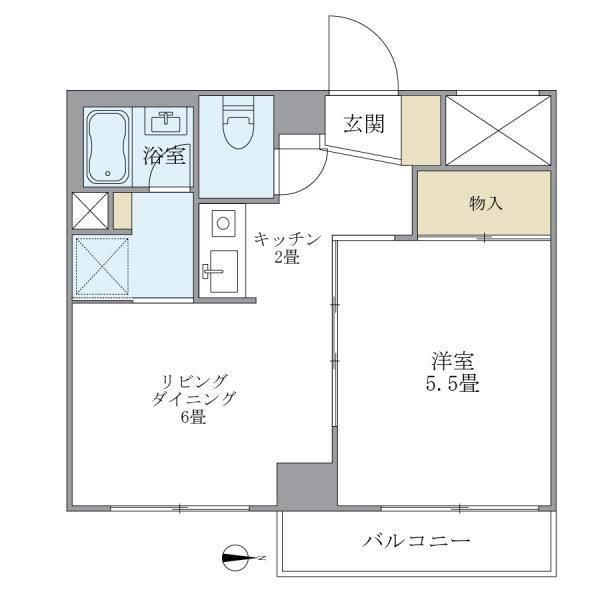 グランメール落合 302号室 間取り