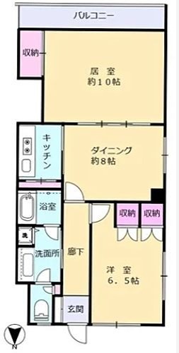 下村ビル 3号室 間取り