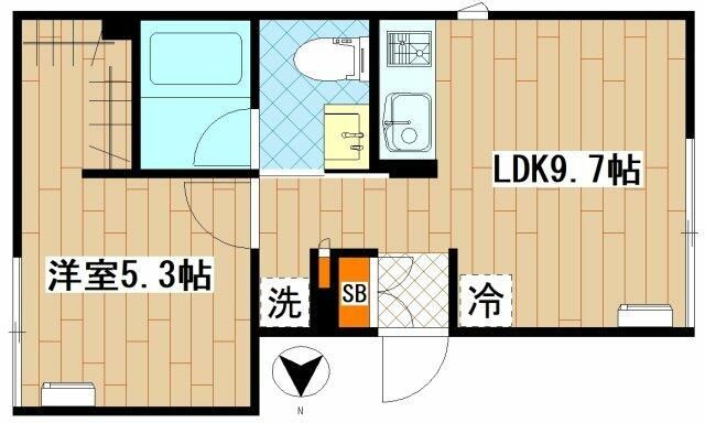 エピ三軒茶屋 202号室 間取り