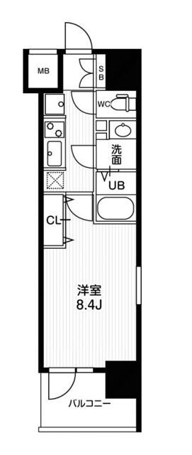Ｎ－Ｓｔａｇｅ八王子 703号室 間取り