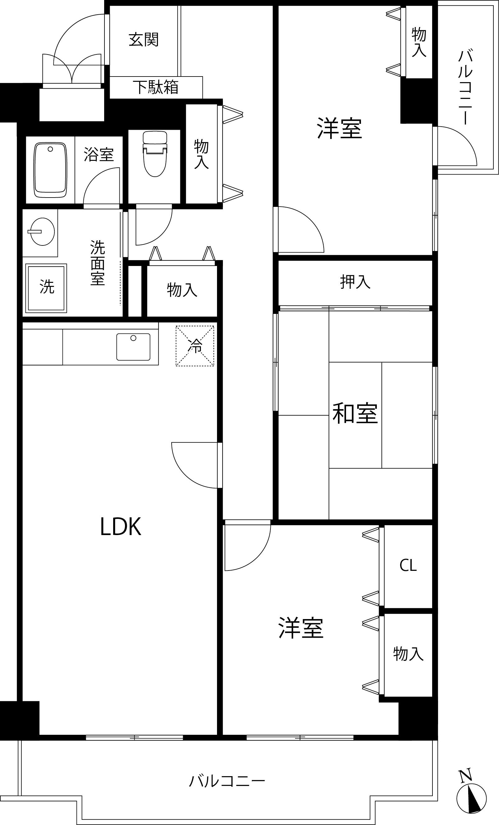 パークサイド桜台 間取り図