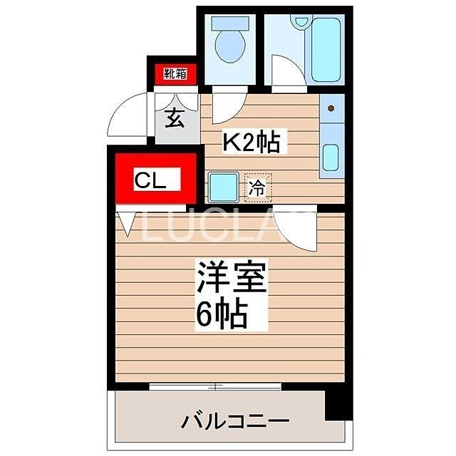 モンシェール錦糸町 205号室 間取り