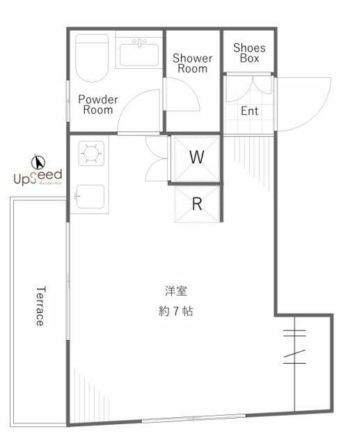 ｙｏｔｓｕｙａ　ｔｅｎｅｒａ（ヨツヤテネラ） 101号室 間取り