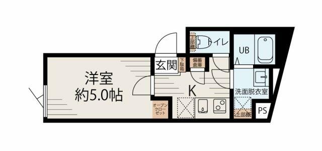 アズール世田谷 101号室 間取り