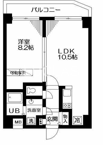 ソレイユほその 203号室 間取り