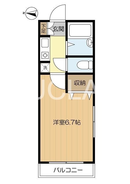 ライトヒル 203号室 間取り