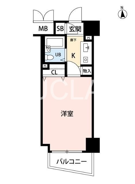 ダイホープラザ上落合 603号室 間取り