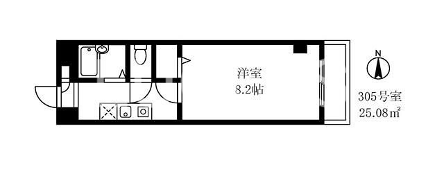 エテルノ祖師谷 305号室 間取り