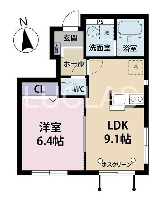 グレース・Ｋ 101号室 間取り