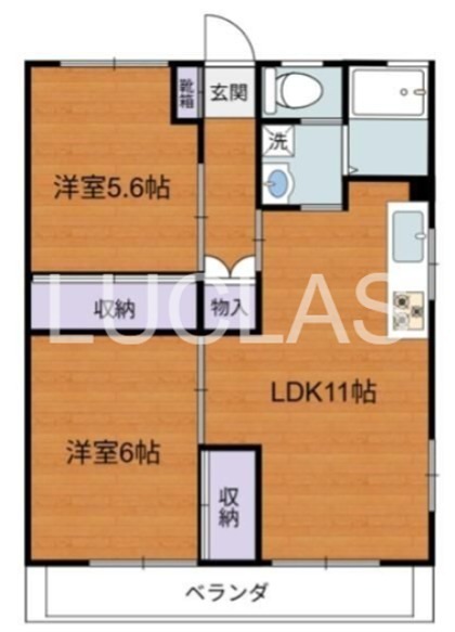 第３小野ビル 203号室 間取り