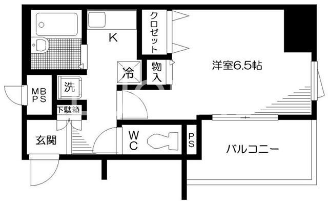 日神パレステージ御徒町第２ 1101号室 間取り