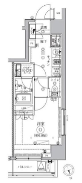 ドムス・スタイル高田馬場 401号室 間取り
