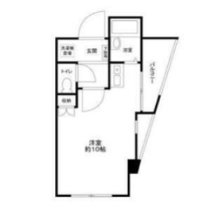 エーエスホームズ中村橋 502号室 間取り