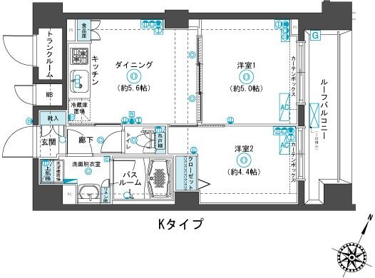 フェニックス渋谷本町 間取り図
