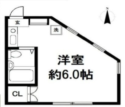 メゾン南大泉 201号室 間取り