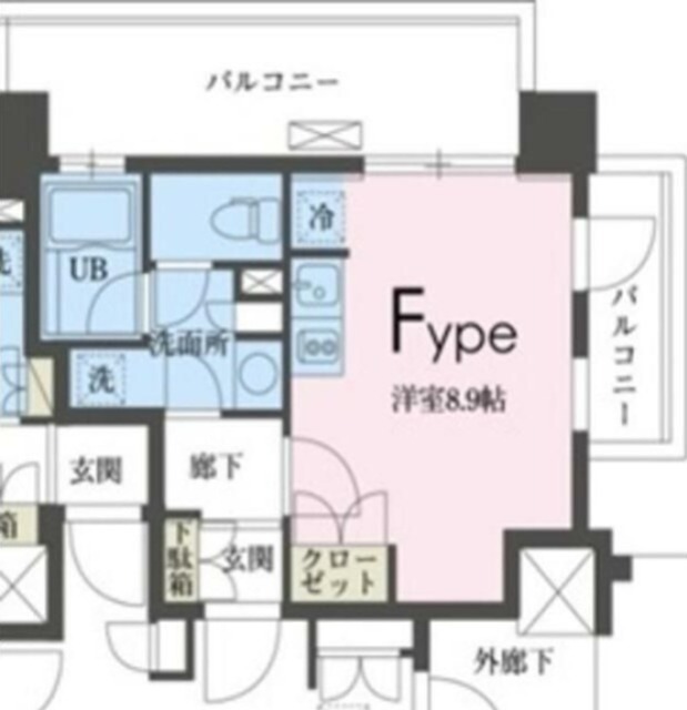 ガレリア東新宿 501号室 間取り