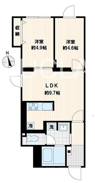 ＧＲＡＮＰＡＳＥＯ成城学園前 503号室 間取り