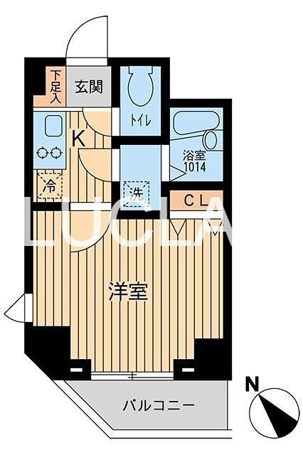 アーデン駒沢大学 701号室 間取り