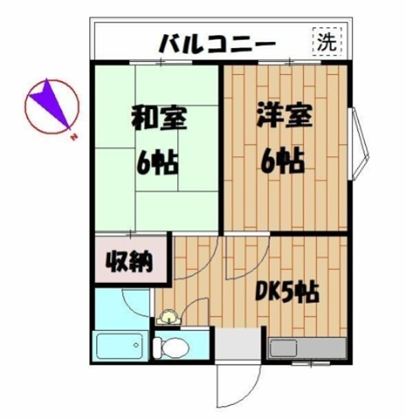 エルハーベン玉川台 301号室 間取り