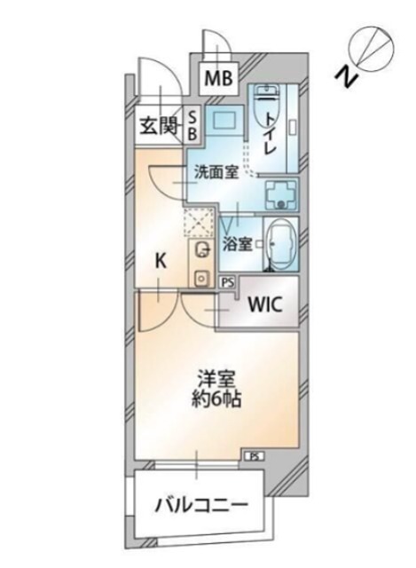 オーキッドレジデンス千代田岩本町 704号室 間取り
