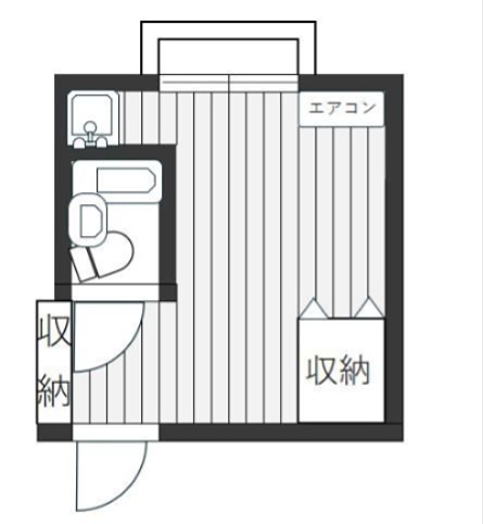 サンコープ 101号室 間取り