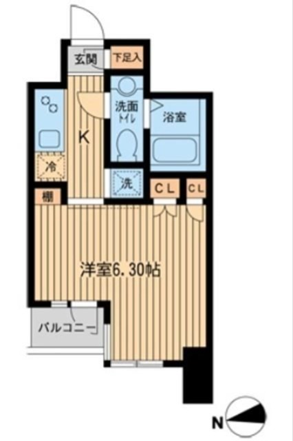 ＫＤＸレジデンス東新宿 906号室 間取り