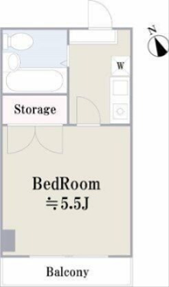 ＫＩＴＡＮＯ　ＡＰＡＲＴＭＥＮＴ経堂 102号室 間取り