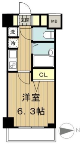 レジディア上落合 504号室 間取り