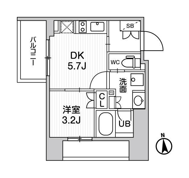 ｎｉｄｏ　ＳＨＩＮ－ＯＫＡＣＨＩＭＡＣＨＩ 間取り図
