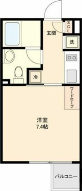 ＧＲＡＮ　ＰＡＳＥＯ新宿 202号室 間取り