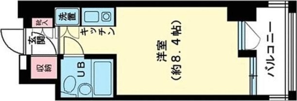 ルネ御苑プラザ 6号室 間取り